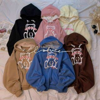 Áo hoodie tay phồng in ANDIMAN form dưới 70kg