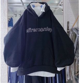 Áo hoodie tay phồng in efiremonley logo form dưới 70kg