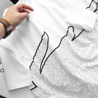 Áo thun nam, áo thun cotton Logo in phồng cực đẹp chống bong tróc size từ 50kg- 90kg