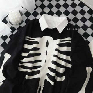 Áo sweater in xươngform dưới 70kg