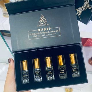 Set 5 Chai Tinh Dầu Nước Hoa Dubai mini