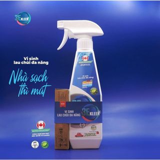 {Combo 3 ống} Chai xịt rửa lau chùi đa năng 3E KLEEN sinh học đến từ Canada giá sỉ