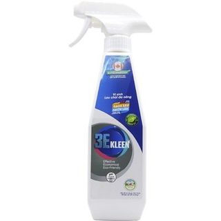 {Combo 3 ống} Chai xịt rửa lau chùi đa năng 3E KLEEN sinh học đến từ Canada