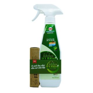 {Combo 3 ống} Chai xịt lau chùi dầu mỡ KITCHEN KLEEN sinh học biến dầu mỡ thành nước, bếp sạch bong, không hóa chất