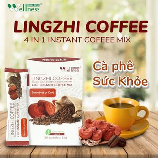 Cà phê sức khỏe Lingzhi Coffee giúp cơ thể xóa tan cảm giác mệt mỏi, uể oải 20 gói