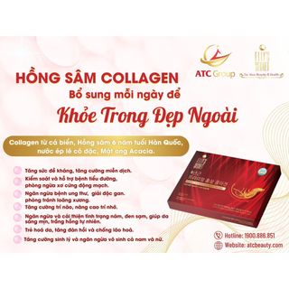 Hồng Sâm Collagen cao cấp Hàn Quốc với hàm lượng cao - cải thiện các vấn đề về sức khỏe và sắc đẹp