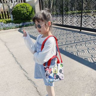 Túi tote vải đeo chéo dễ thương cho bé gái