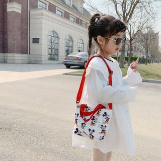 Túi tote vải đeo chéo dễ thương cho bé gái