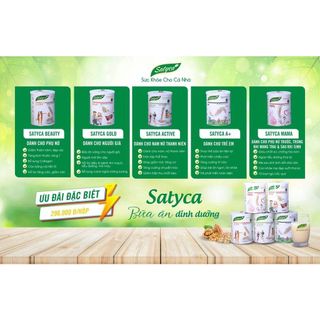Sữa yến mạch dinh dưỡng Satyca bữa ăn lành mạnh, có thể thay thế bữa ăn