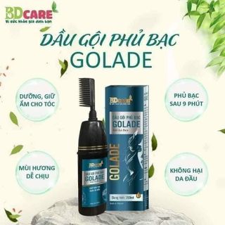 Dầu Gội Phủ Bạc GoLaDe - Dầu Gội Thảo Dược Đen Tóc ,Giúp Tóc Bóng Mượt Sạch Gầu 200ml giá sỉ