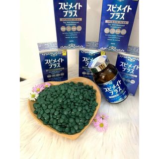 TẢO SPIRULINA SPIMATE PLUS 1200 VIÊN BỔ SUNG VITAMIN CHẤT LƯỢNG - CHÍNH HÃNG NHẬP KHẨU NHẬT BẢN