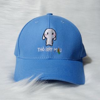 Mũ lưỡi trai, nón kết cao cấp nam nữ đẹp thêu chữ THỎ BẢY MÀU phong cách Ulzzang unisex