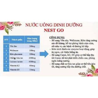 Thực phẩm bổ sung dinh dưỡng Nest Go - Kích Thích Trẻ Ăn Ngon, hết biếng ăn, tăng cường hấp thu dưỡng chất