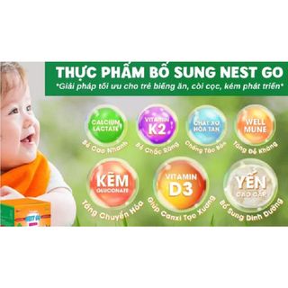 Thực phẩm bổ sung dinh dưỡng Nest Go - Kích Thích Trẻ Ăn Ngon, hết biếng ăn, tăng cường hấp thu dưỡng chất