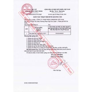 V_oxy - Thực phẩm dinh dưỡng tế bào, khai thông mạch máu tắc nghẽn, thúc đẩy sản sinh năng lượng tế bào cơ thể