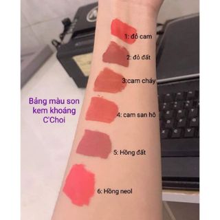 Son Kem Khoáng, Siêu Lì, Siêu Mịn - MINERAL LIP CREAM C'CHOI