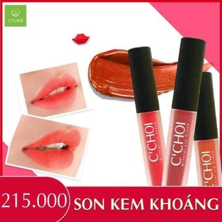 Son Kem Khoáng, Siêu Lì, Siêu Mịn - MINERAL LIP CREAM C'CHOI