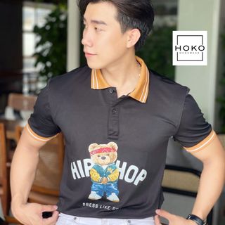 ÁO POLO IN GẤU BỰ HOKO