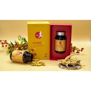 Viên nhân sâm Canada CND GINSENG GOLD Gốc rễ của sức khoẻ 500MG giá sỉ