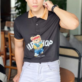 ÁO POLO IN GẤU BỰ HOKO