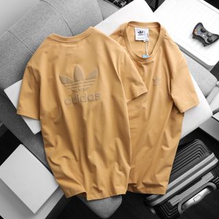Áo thun cotton, áo thun nam kiểu Basic đơn giản nam nữ couple chất lừ, logo in phồng size từ 50kg-87kg