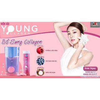 Viên sủi tăng sinh COLLAGEN cấp nước, chống lão hoá, căng min da, trắng sáng da