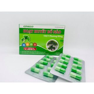 Hoạt huyết bổ não Ginko hàm lượng cao giúp tăng cường tuần hoàn não, cải thiện trí nhớ, Giảm nguy cơ tai biến
