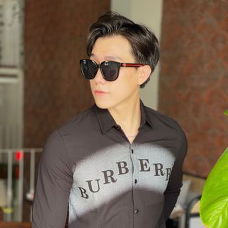 SƠ MI DÀI TAY NAM IN CHỮ LOANG MÀU