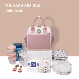 Túi đeo bỉm Sữa đa năng cao cấp