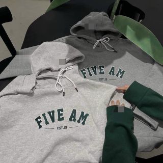 Áo hoodie logo in FIVE AM form dưới 70kg giá sỉ