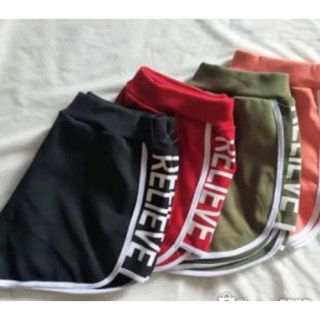 Quần đùi short nữ thun cotton in 2 bên sườn co giãn thoải mái thich hợp mặc nhà, tập gym, mặc trong váy