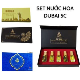 Set 5 Chai Tinh Dầu Nước Hoa Dubai mini giá sỉ