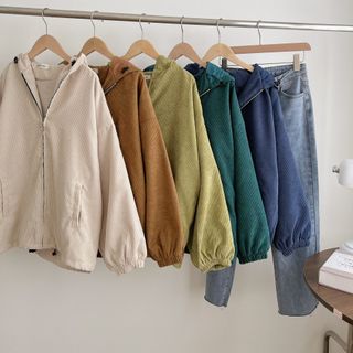 Áo khoác gân tăm from bự bảng màu đẹp 2 lớp