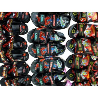 Giày Sandal bé trai đi học, đi chơi quai hậu, siêu bền, siêu nhẹ họa tiết hoạt hình