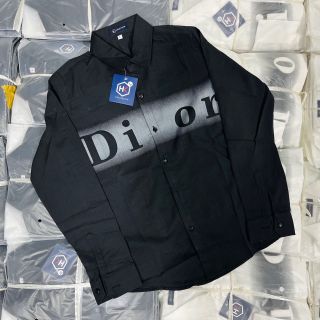 ÁO NAM SƠ MI DÀI TAY LOANG MÀU IN CHỮ