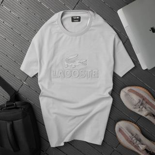 Áo thun nam xịn sò, áo thun cotton 4c, logo dập nổi cực đẹp size từ 50kg - 87kg