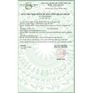 Viên Uống VENUSROSES BODY AND BREATH, giúp khử mùi & tạo hương thơm cơ thể, cải thiện nội tiêt tô & sinh lý