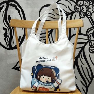 Túi note hàn quốc, vải canvas 100% poli cao cấp, phong cách thời trang ulzzang, có khoá miệng xịn xò