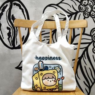 Túi note hàn quốc, vải canvas 100% poli cao cấp, phong cách thời trang ulzzang, có khoá miệng xịn xò