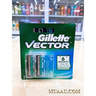 Bộ 2 Dao Cạo Gillet Vector Plus 2 Lưỡi Kép Chính Hãng Công Ty Giá Rẻ! MuaAu Mall Sỉ Lẻ