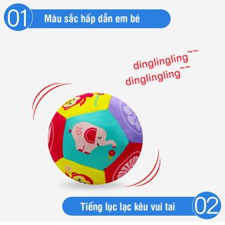 Bóng vải lục lạc sơ sinh Fisher price giá sỉ