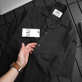 sơmi cổ vest ngắn tay nam lịch lãm