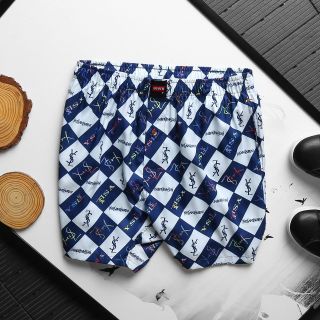 Quần ngủ, quần short nam 2 lớp chất thun cotton size từ 50kg-85kg