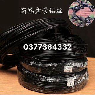 Dây nhôm đen uốn cây cảnh hàng nhập khẩu cao cấp