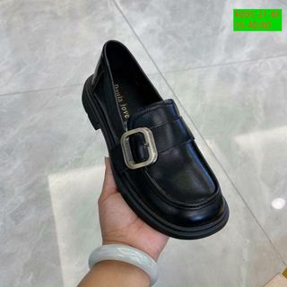Giày lười nữ chất da mềm êm chân giá rẻ