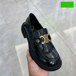 Giày lười nữ chất da mềm êm chân giá rẻ