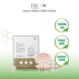 Mặt Nạ Trắng Da ISK Sunskin Pearl Sheet Mask Cung Cấp Collagen, Tăng Độ Đàn Hồi Cho Da - IMASK0400110 giá sỉ