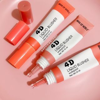 Bộ 4 tuýp Má Hồng dạng kem 4D Liquid Blusher theo Trend makeup 2021, sỉ 65k/set 4 tuýp