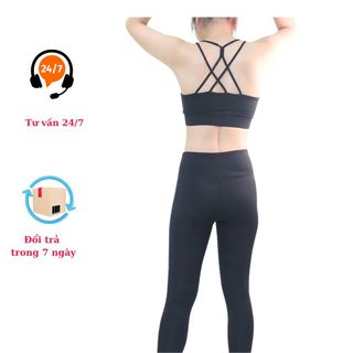 Bộ legging Bra đan dây hot trend Shakano