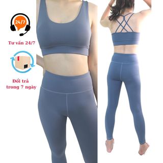 Bộ legging Bra đan dây hot trend Shakano